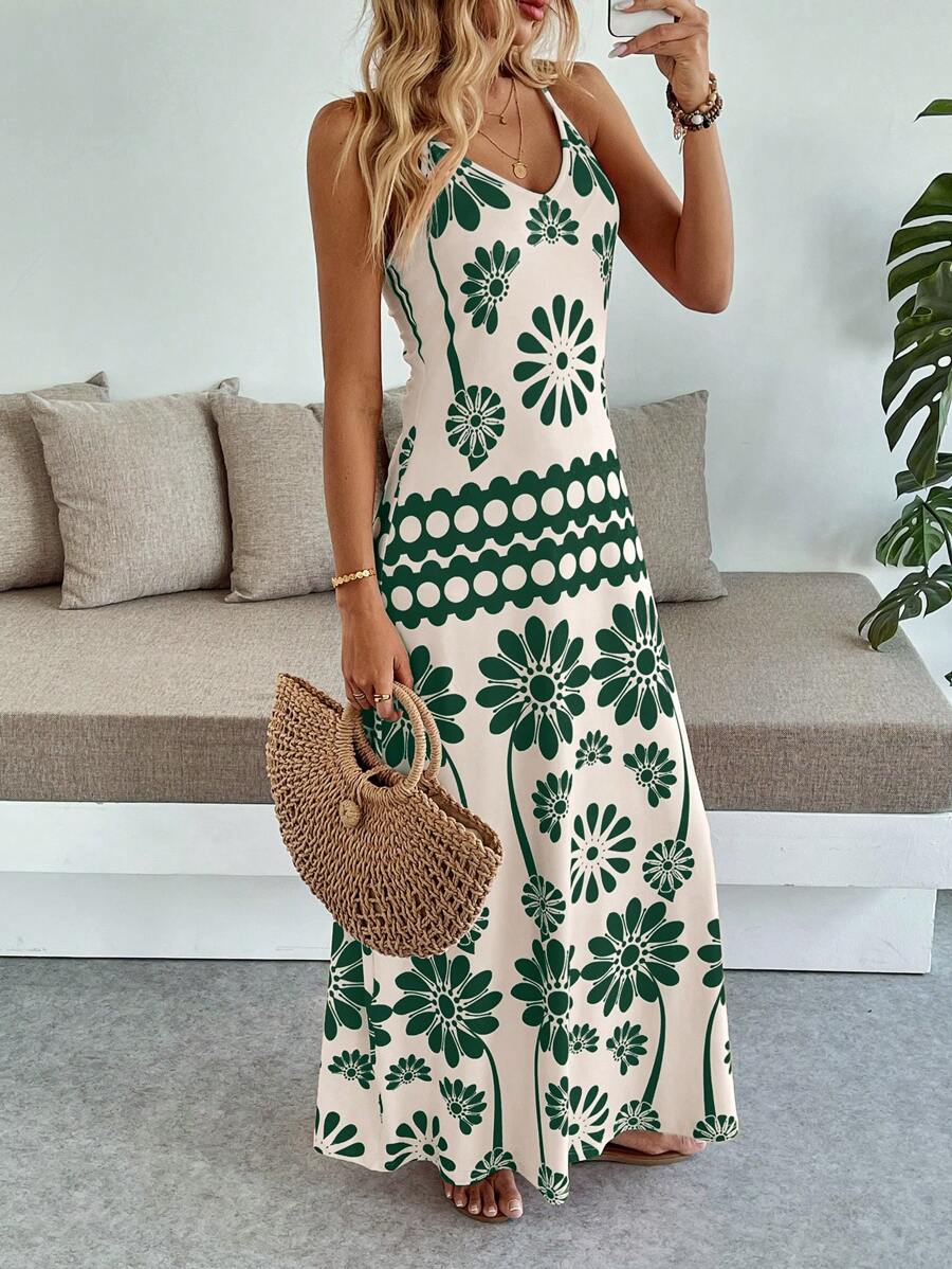 Vestido Aurora Longo Floral