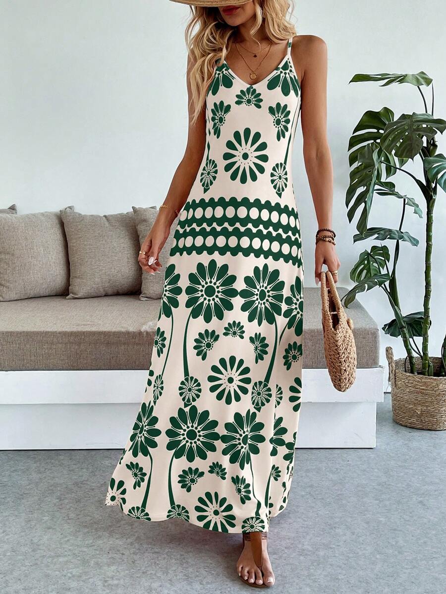 Vestido Aurora Longo Floral