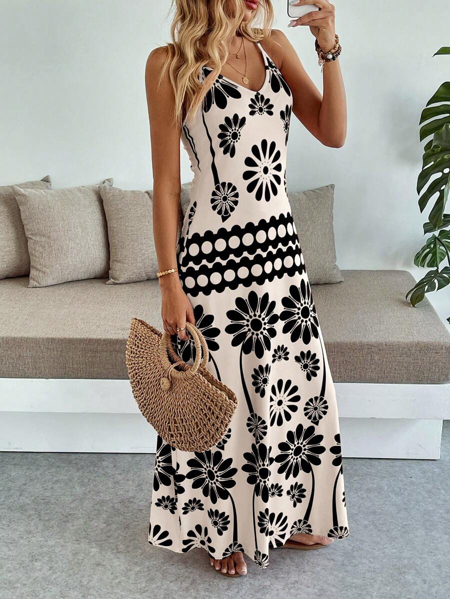 Vestido Aurora Longo Floral