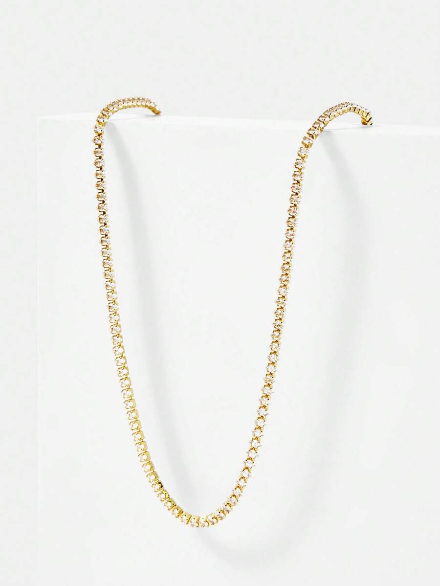 Choker Lumière Cristal Élégance Banhado em Ouro 18K