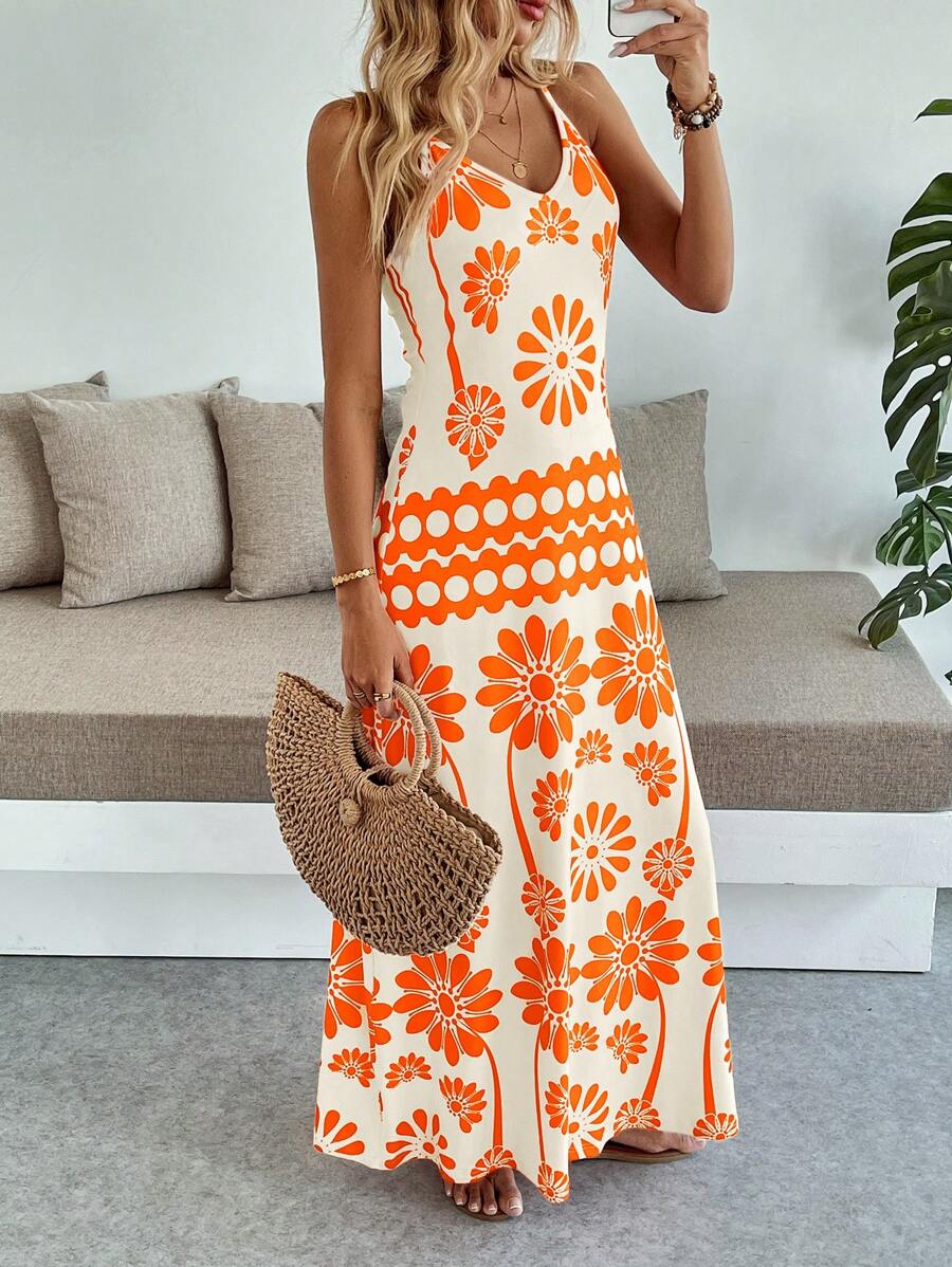Vestido Aurora Longo Floral