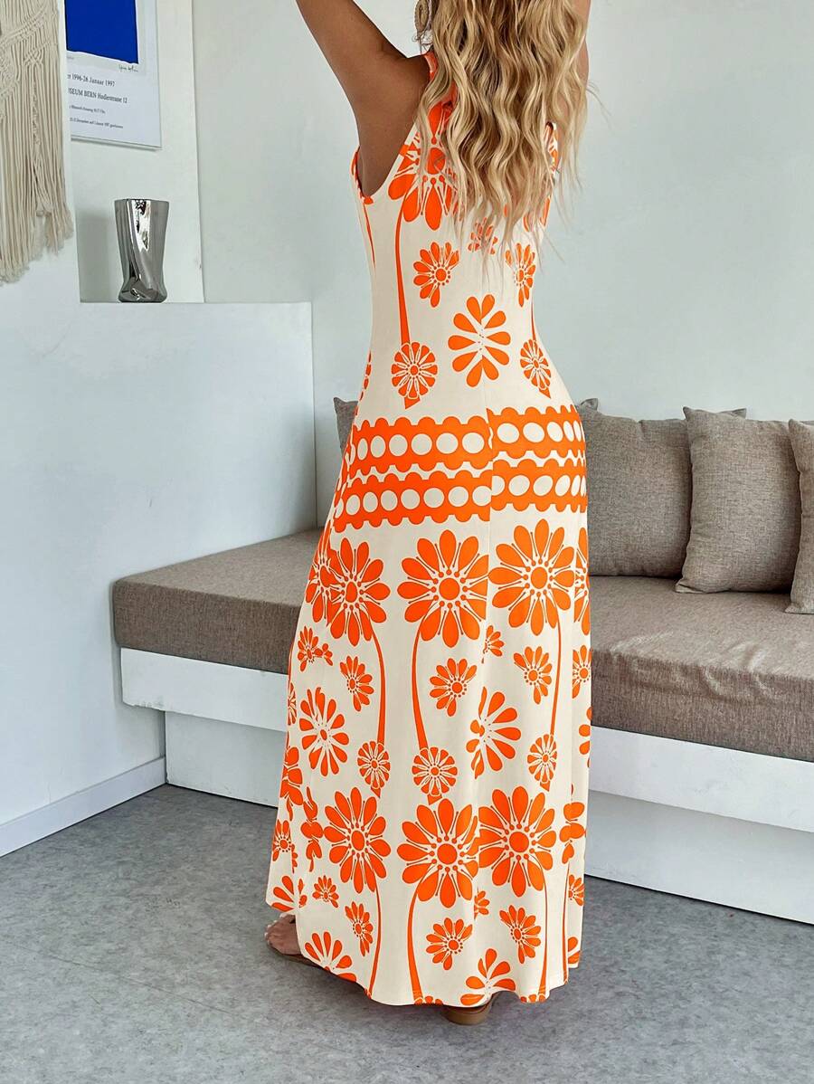 Vestido Aurora Longo Floral