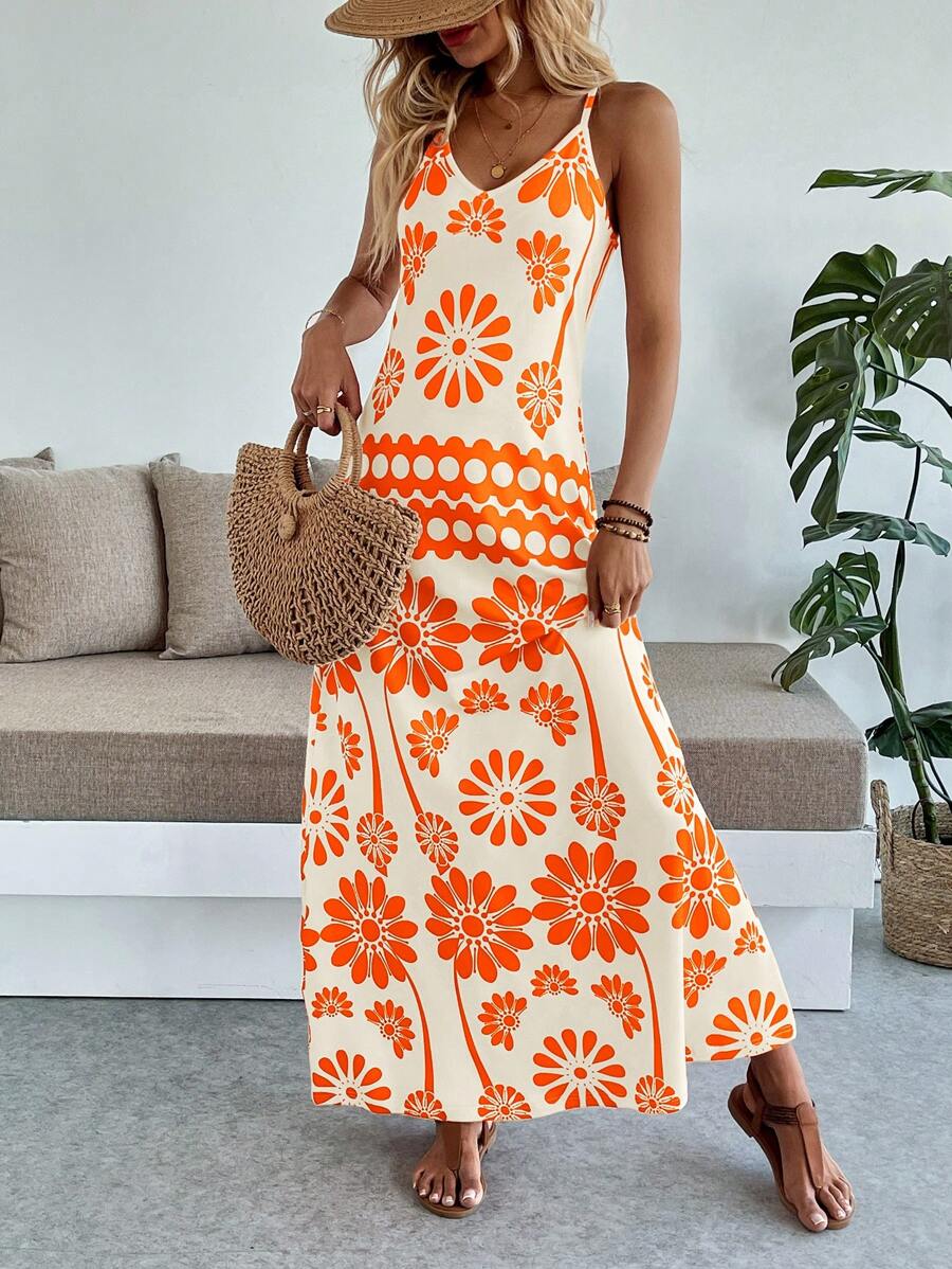 Vestido Aurora Longo Floral