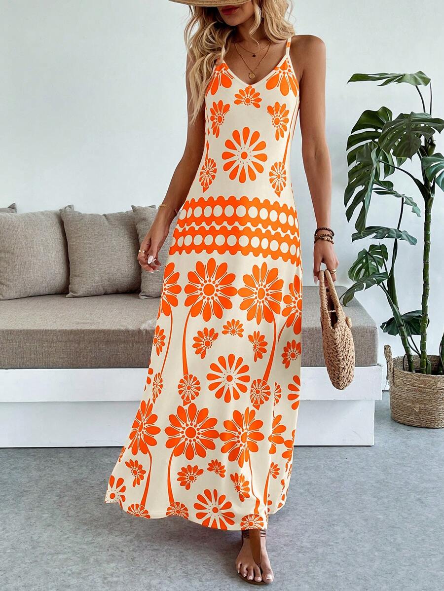 Vestido Aurora Longo Floral