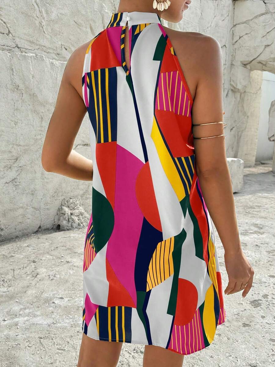 Vestido Céline Geométrico Flow