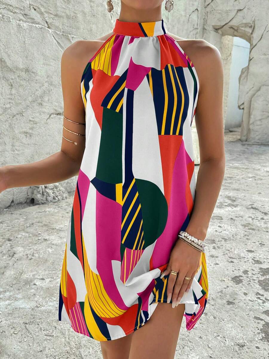 Vestido Céline Geométrico Flow