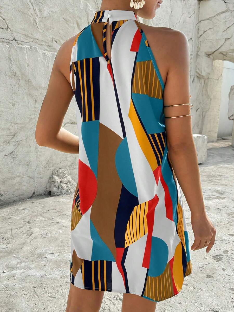 Vestido Céline Geométrico Flow