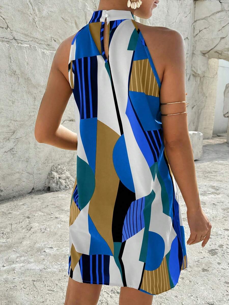 Vestido Céline Geométrico Flow