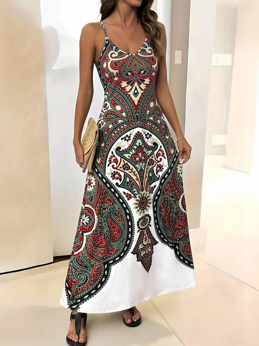 Vestido Aurora Longo Floral