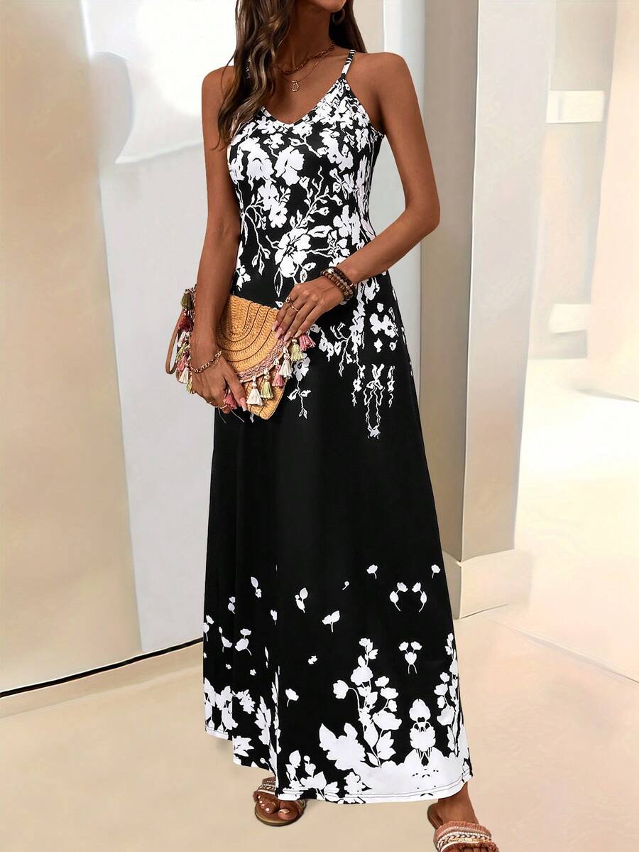 Vestido Aurora Longo Floral