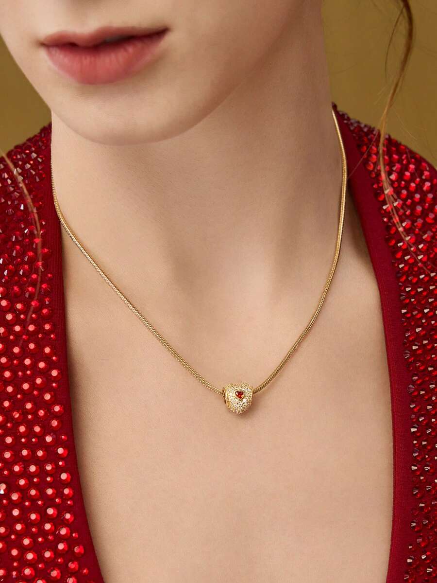 Colar Rouge Lumière Banhado em Ouro 18K