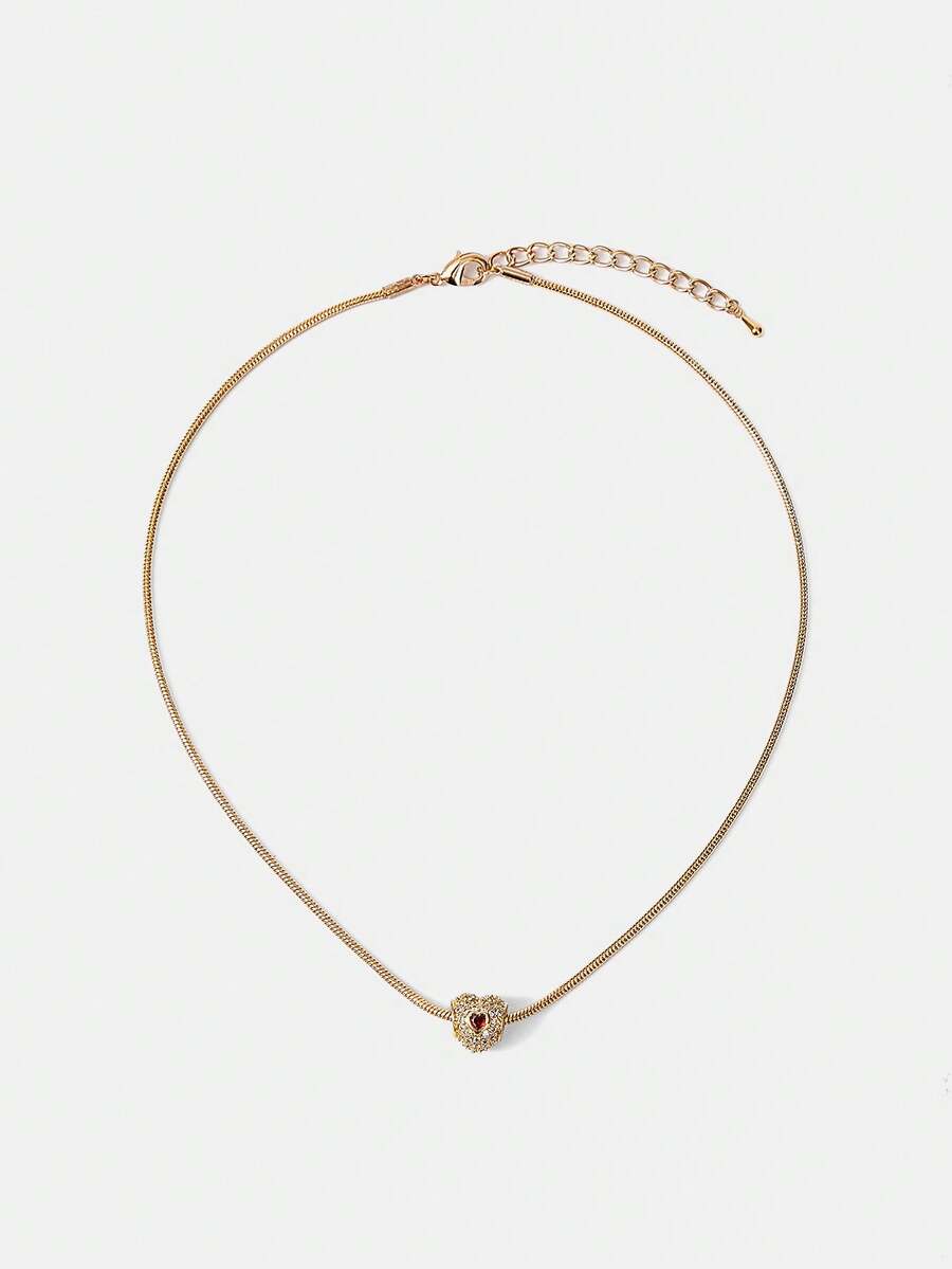 Colar Rouge Lumière Banhado em Ouro 18K