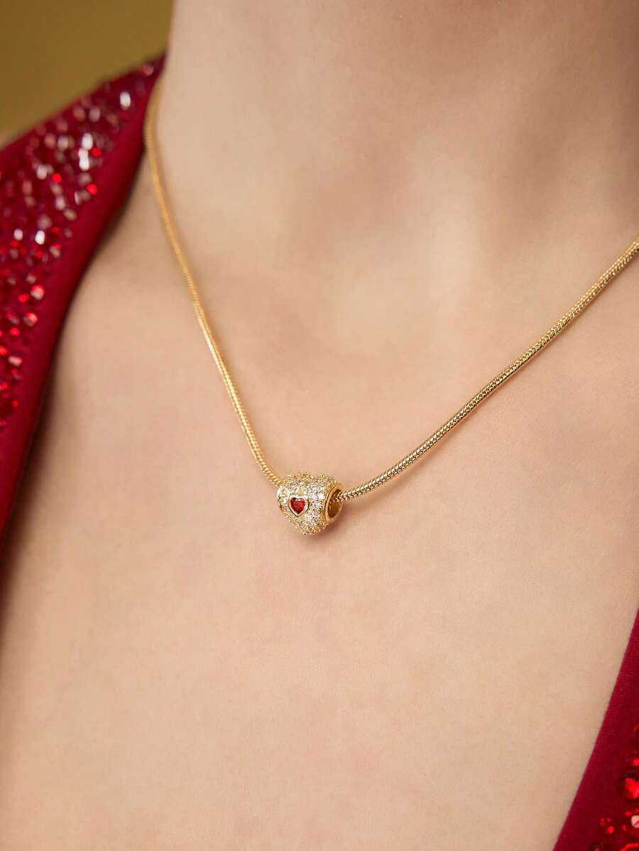 Colar Rouge Lumière Banhado em Ouro 18K