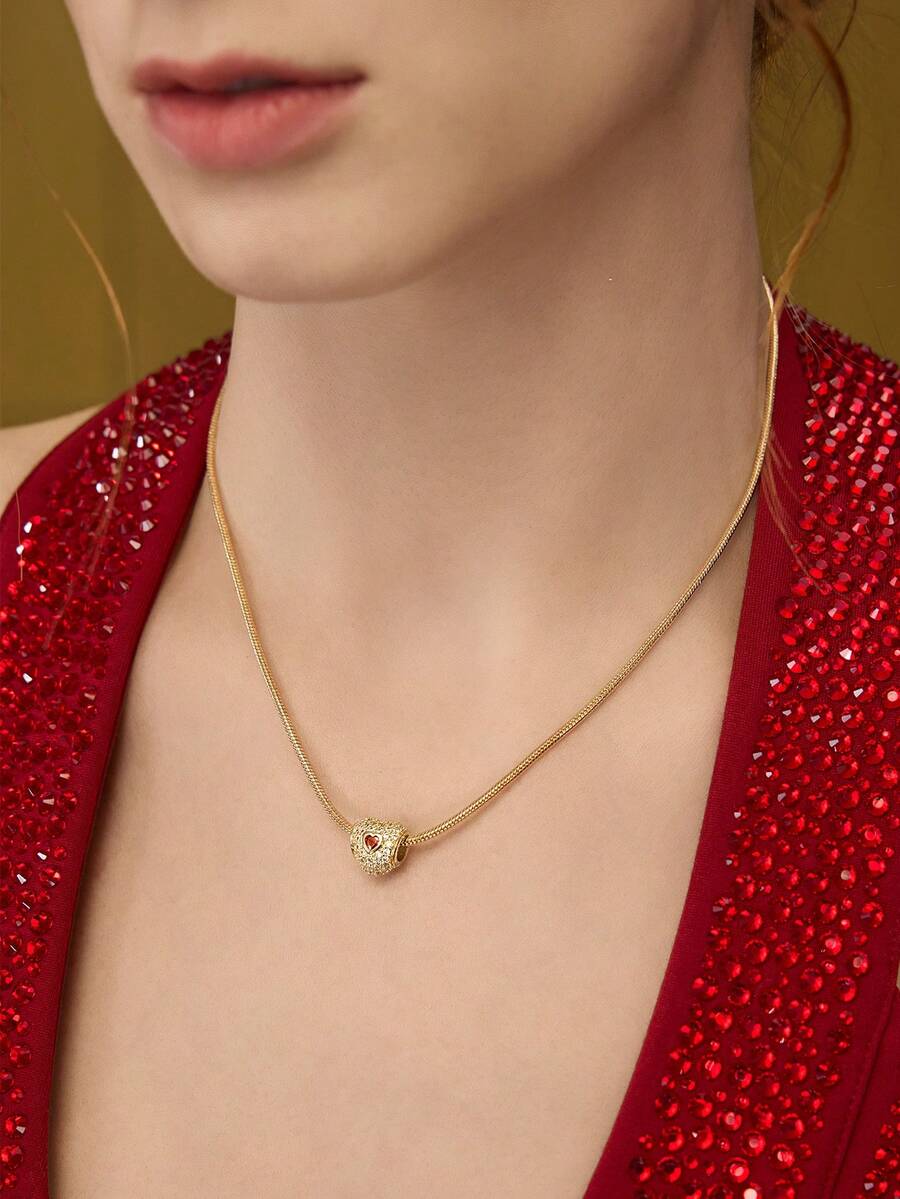 Colar Rouge Lumière Banhado em Ouro 18K