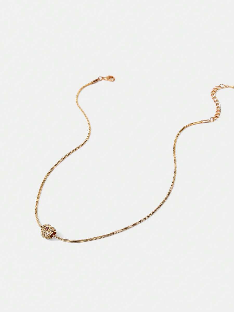 Colar Rouge Lumière Banhado em Ouro 18K