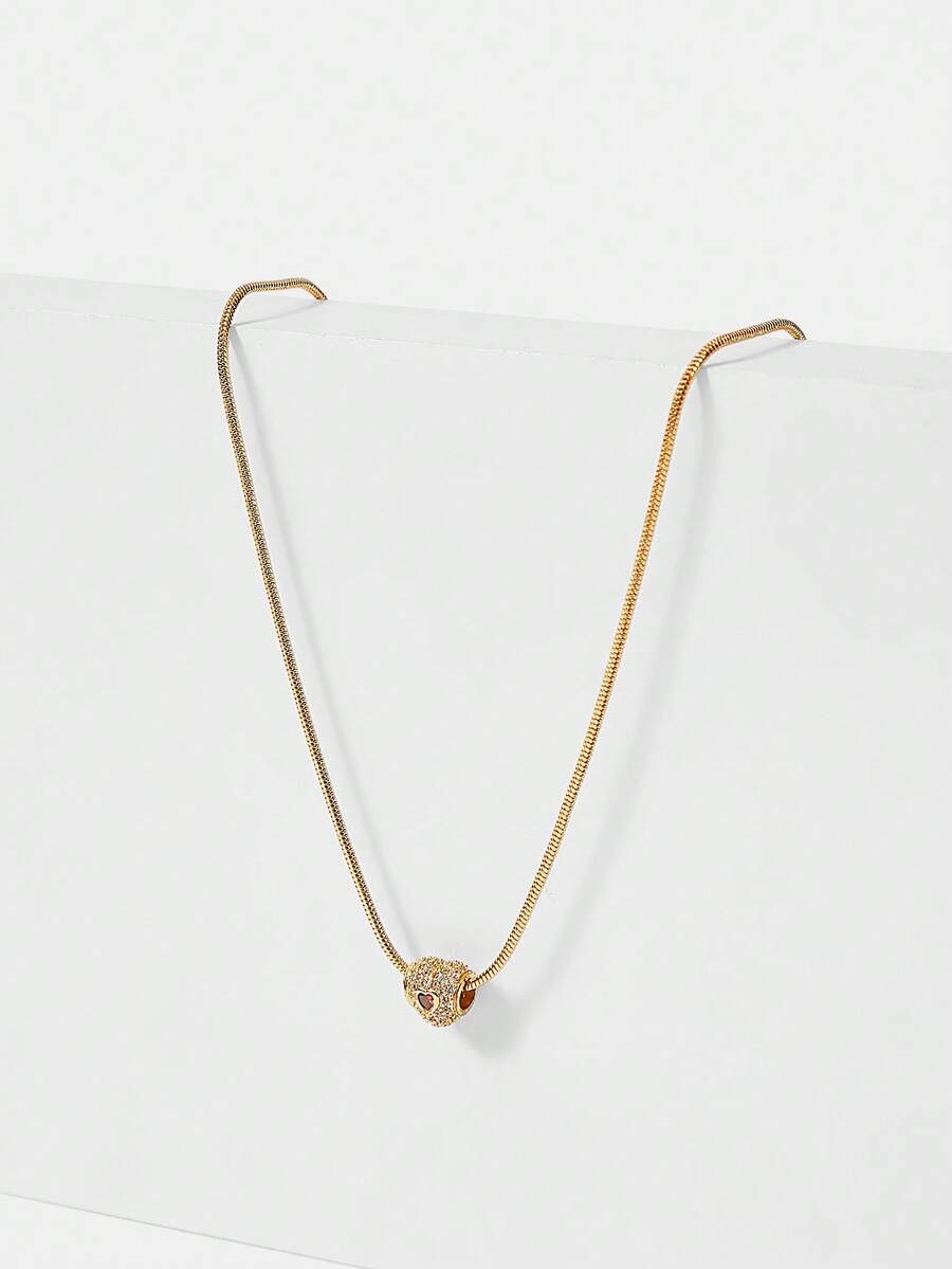 Colar Rouge Lumière Banhado em Ouro 18K