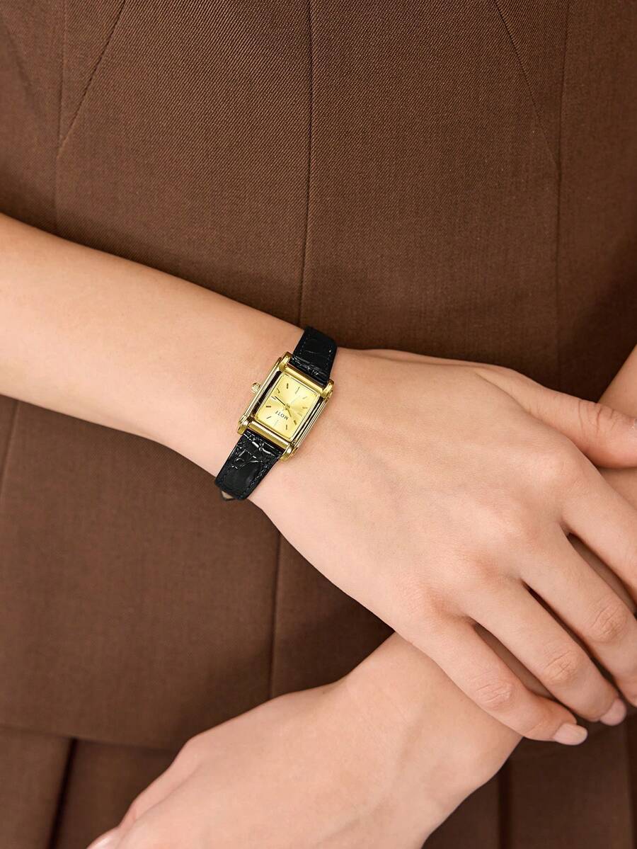 Relógio Lumière Carré Classic Banhado em Ouro 18K
