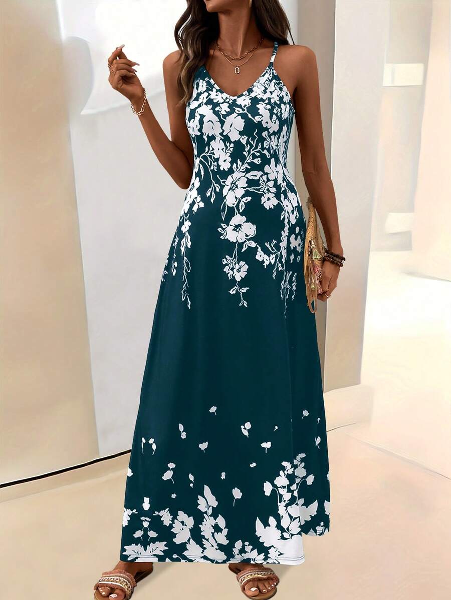 Vestido Aurora Longo Floral