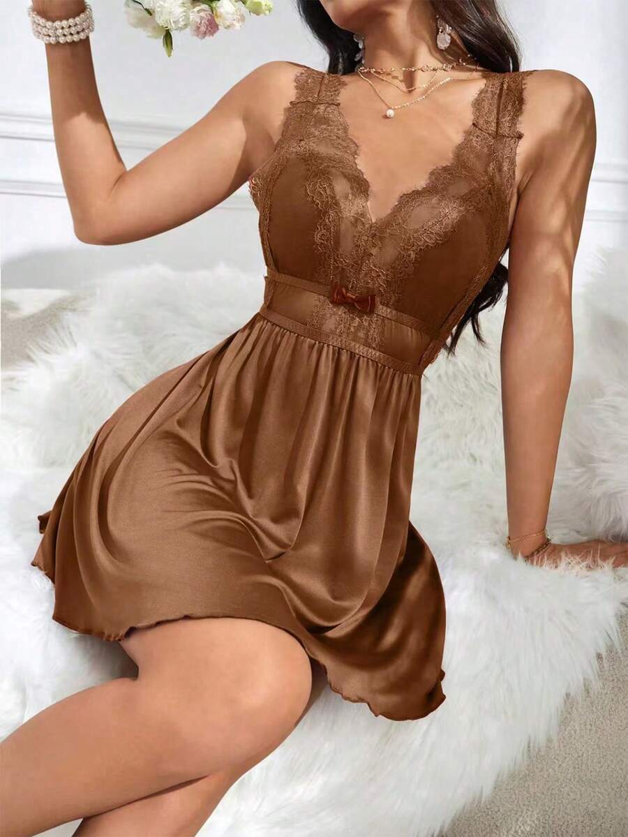 Camisola Claire Satin Lace