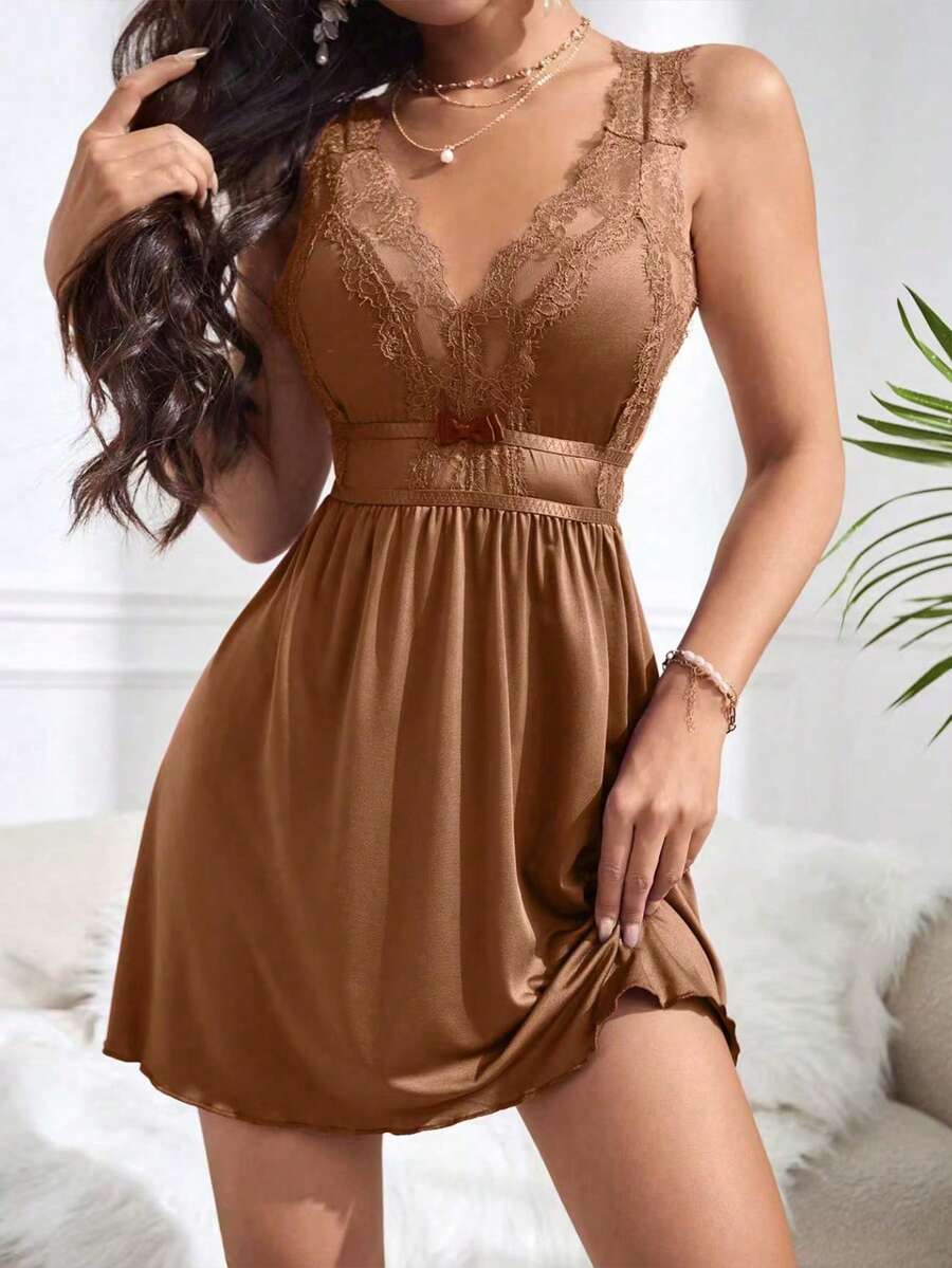 Camisola Claire Satin Lace