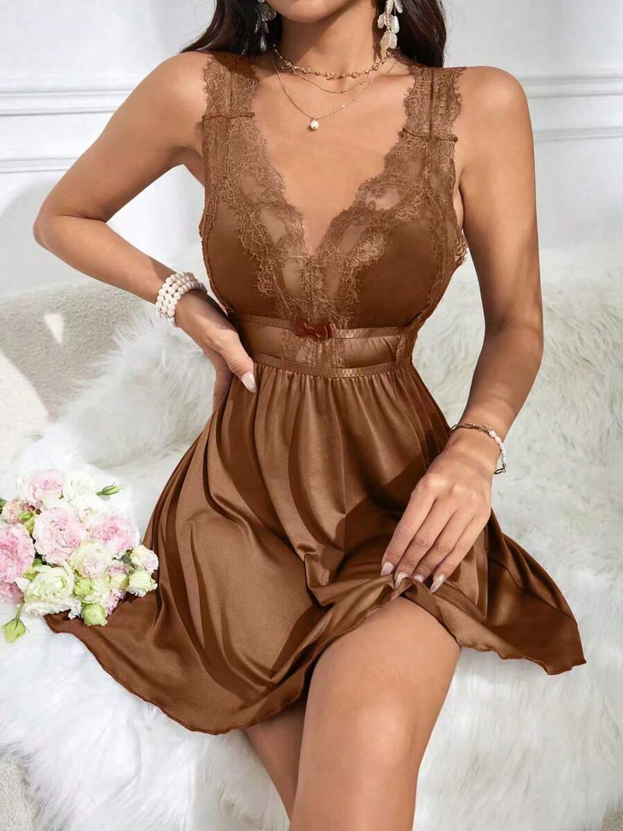 Camisola Claire Satin Lace