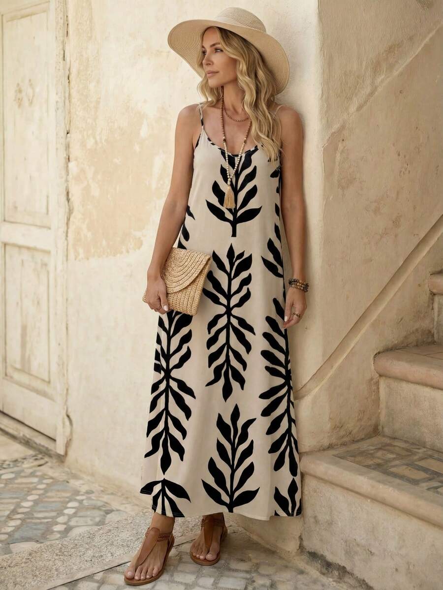Vestido Aurora Folhagem