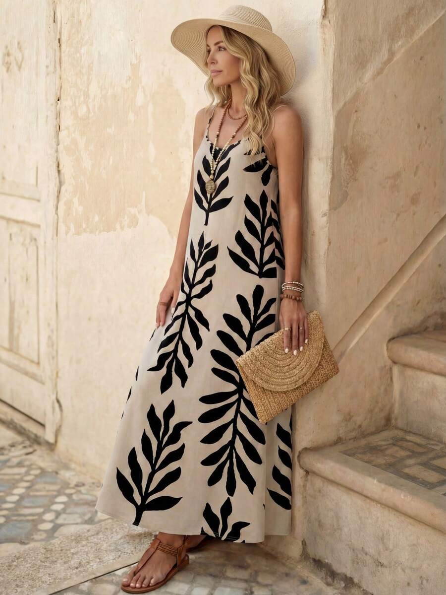 Vestido Aurora Folhagem