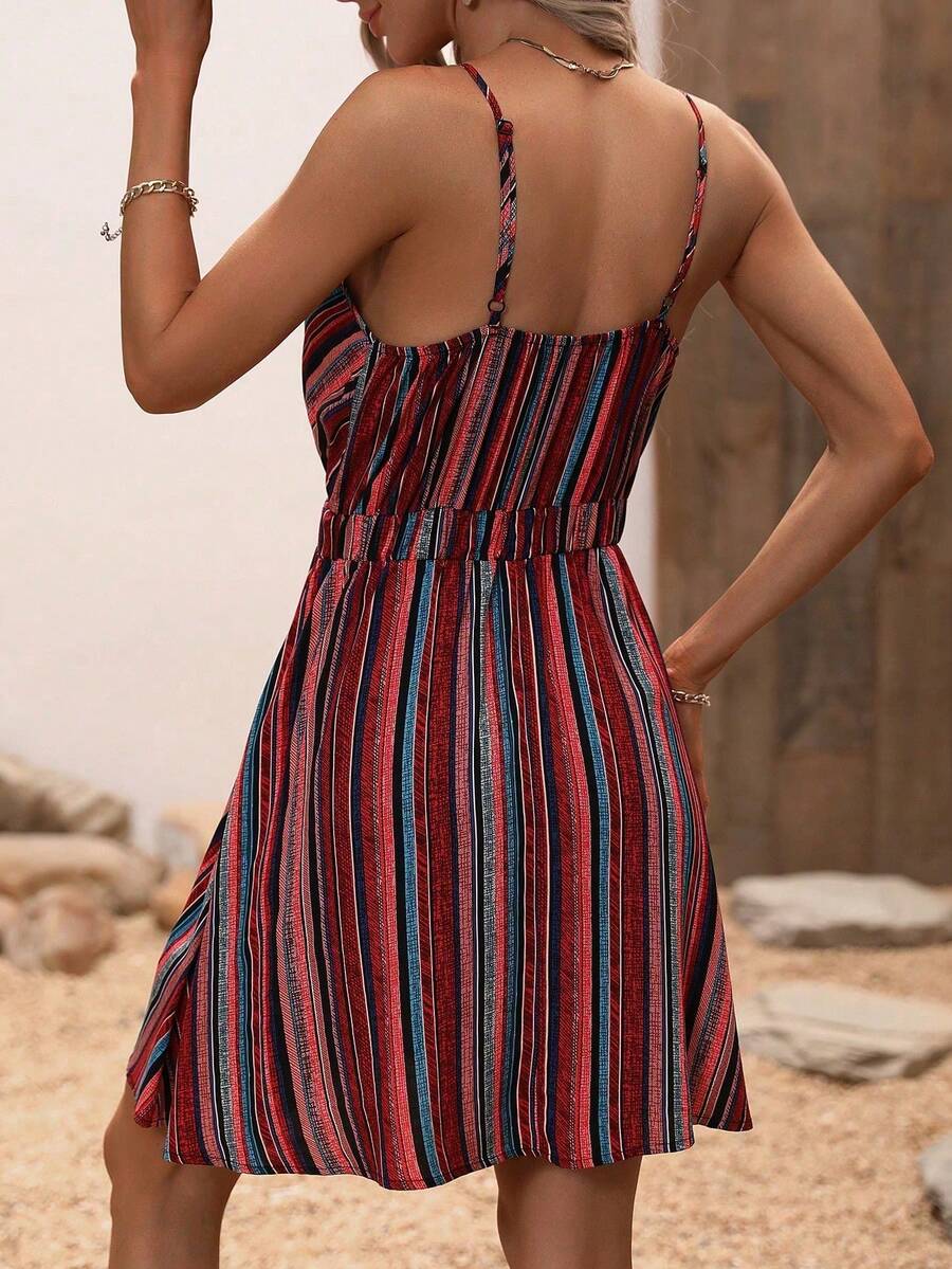 Vestido Camiseta Praia Bianca Listrado
