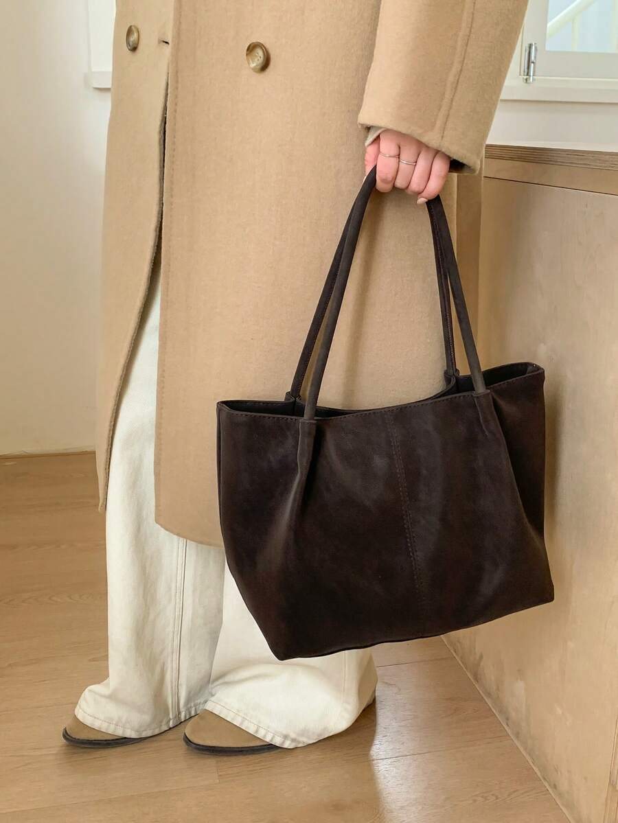 Bolsa Tote Siena Fosca com Contraste