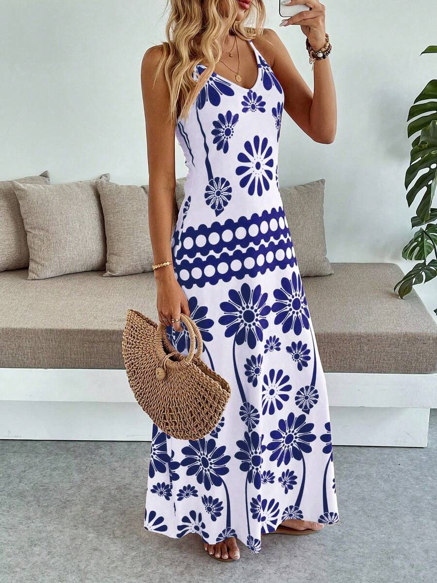 Vestido Aurora Longo Floral