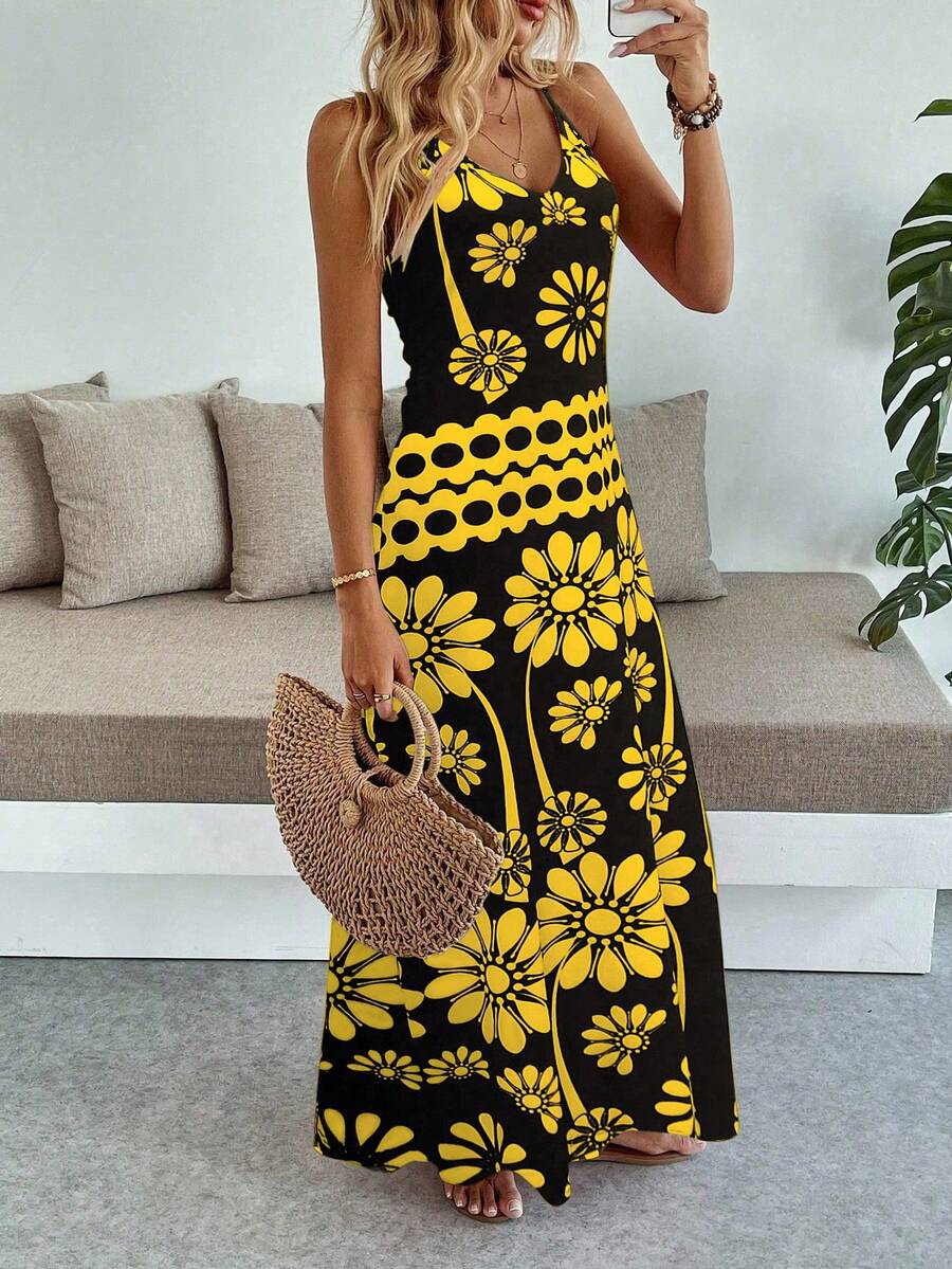 Vestido Aurora Longo Floral