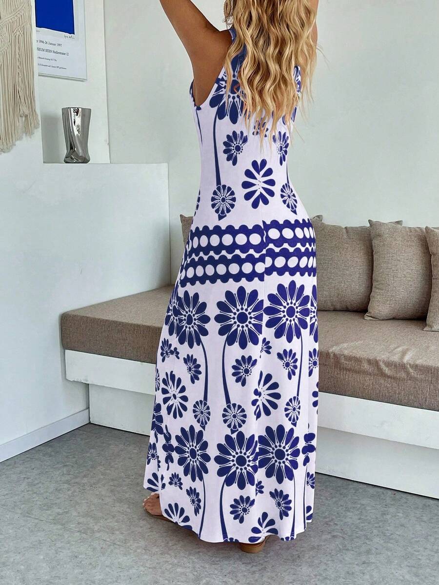Vestido Aurora Longo Floral