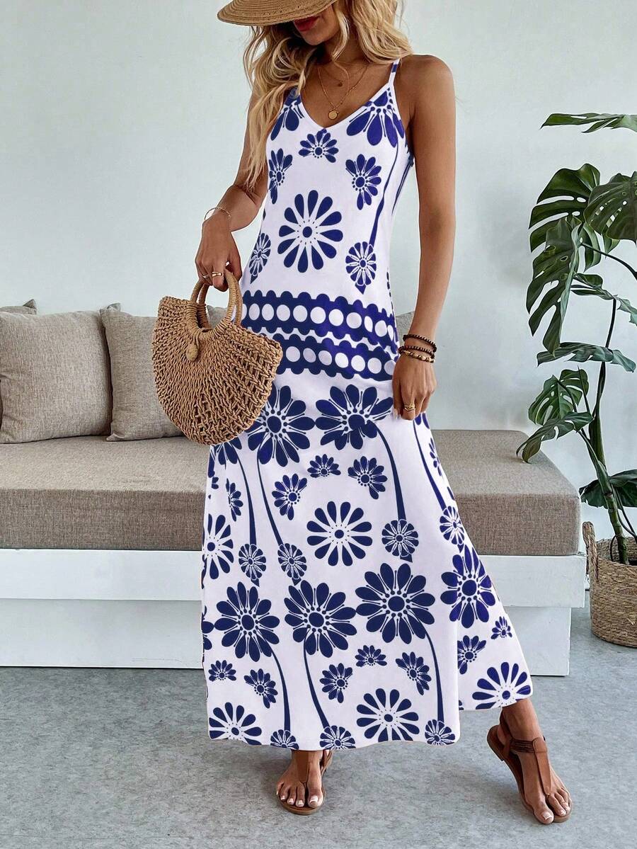 Vestido Aurora Longo Floral