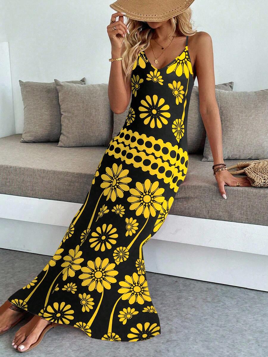 Vestido Aurora Longo Floral