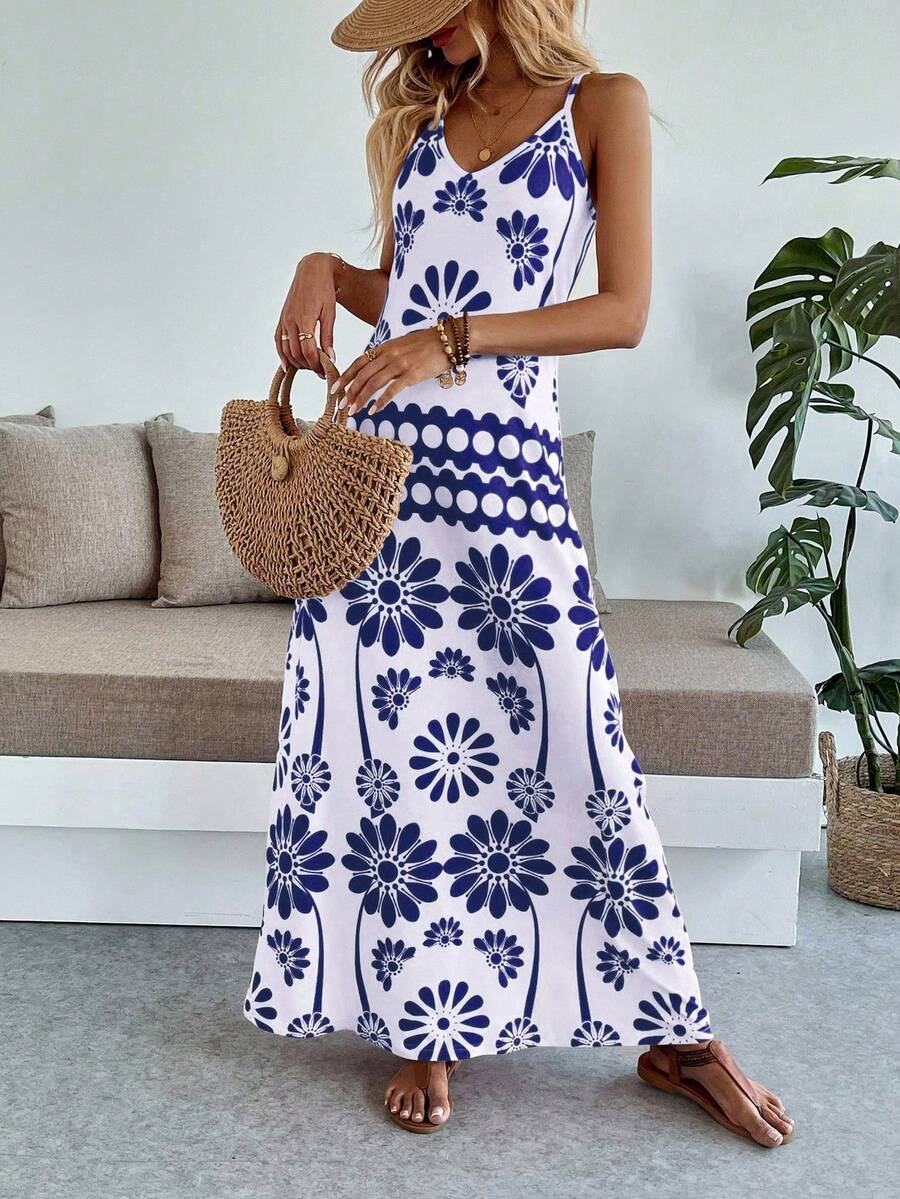 Vestido Aurora Longo Floral