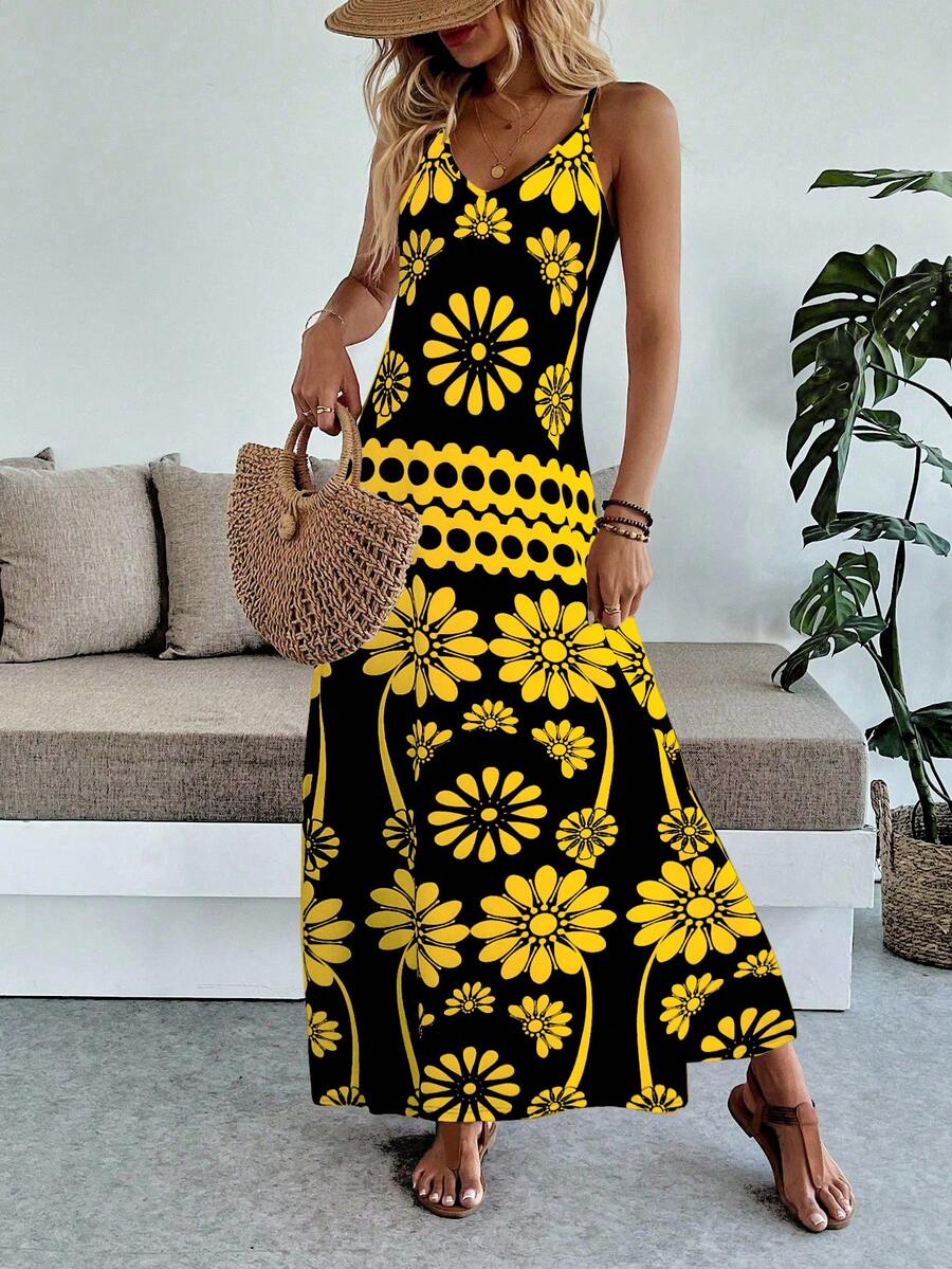 Vestido Aurora Longo Floral