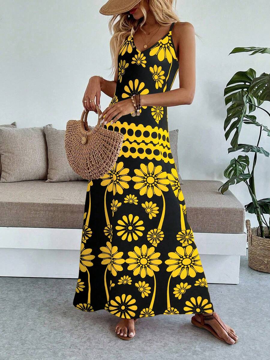 Vestido Aurora Longo Floral