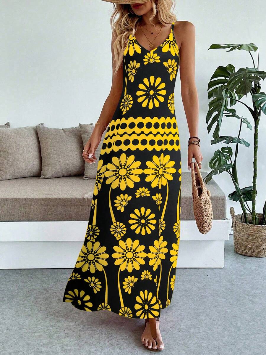 Vestido Aurora Longo Floral