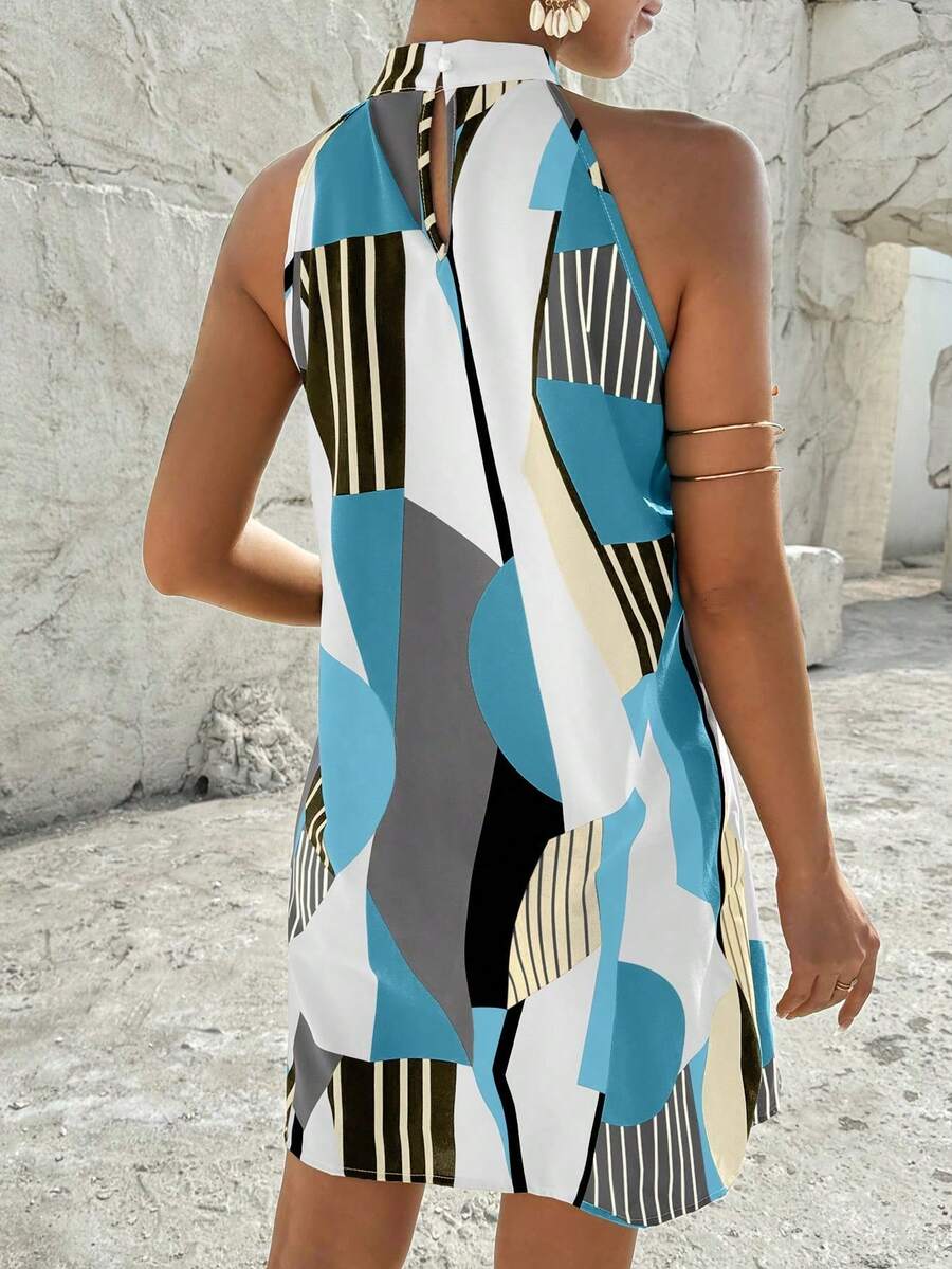 Vestido Céline Geométrico Flow