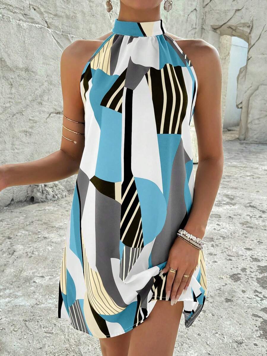 Vestido Céline Geométrico Flow