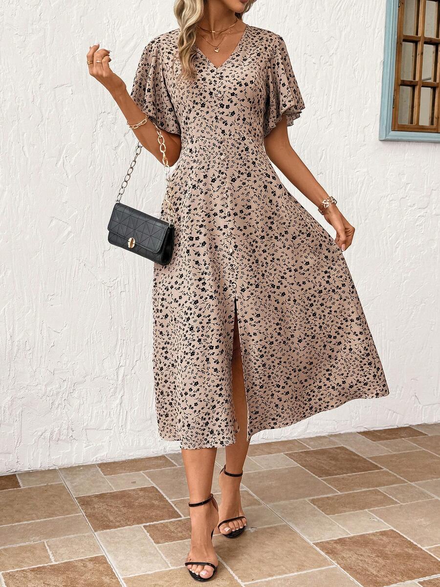 Vestido Camila com Botões Frontais