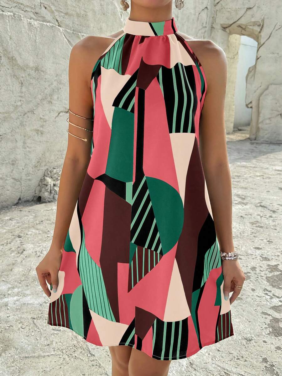 Vestido Céline Geométrico Flow