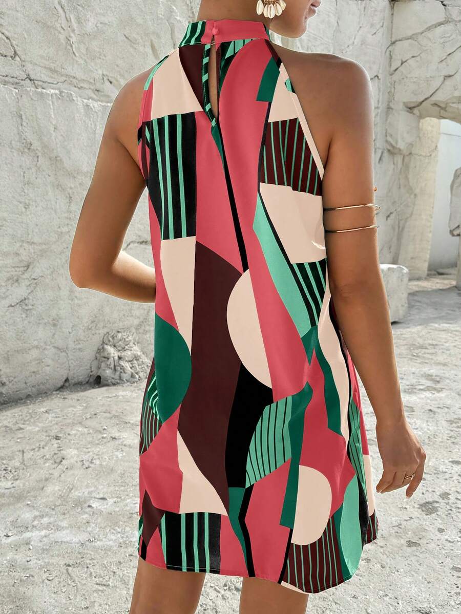Vestido Céline Geométrico Flow