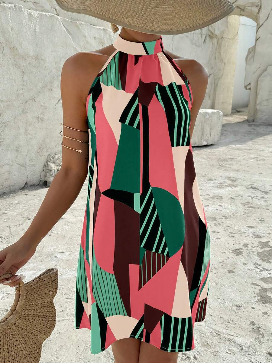 Vestido Céline Geométrico Flow