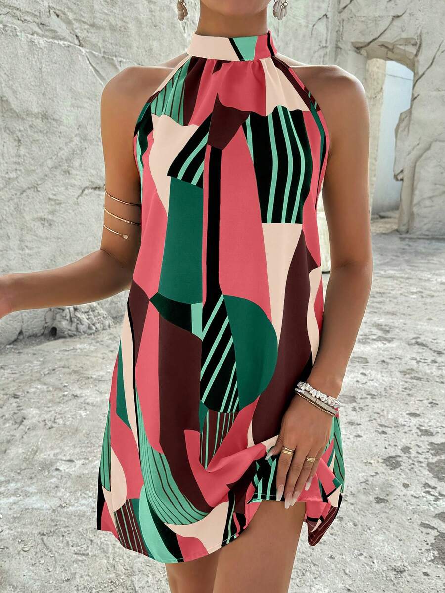 Vestido Céline Geométrico Flow