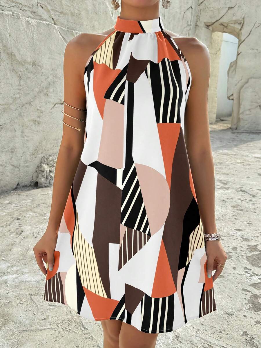 Vestido Céline Geométrico Flow