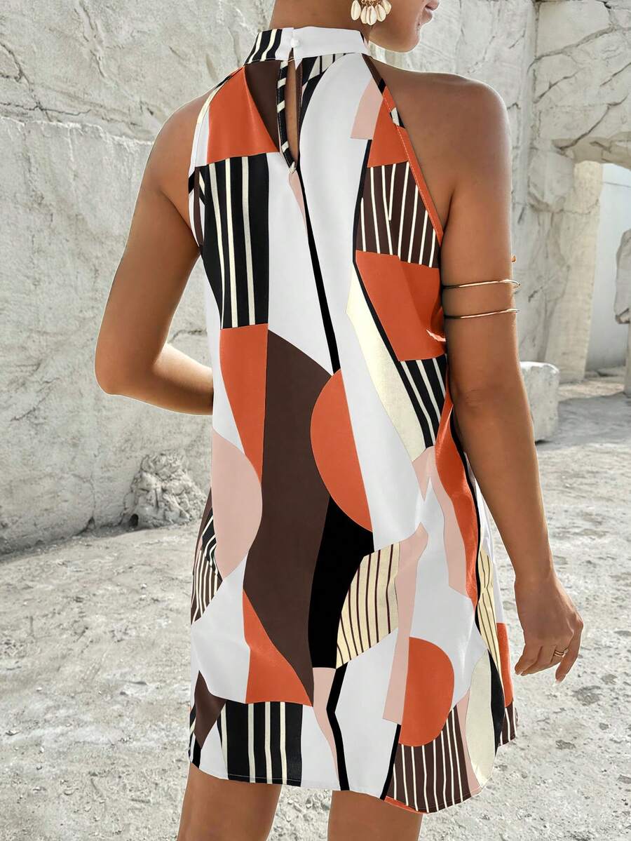 Vestido Céline Geométrico Flow