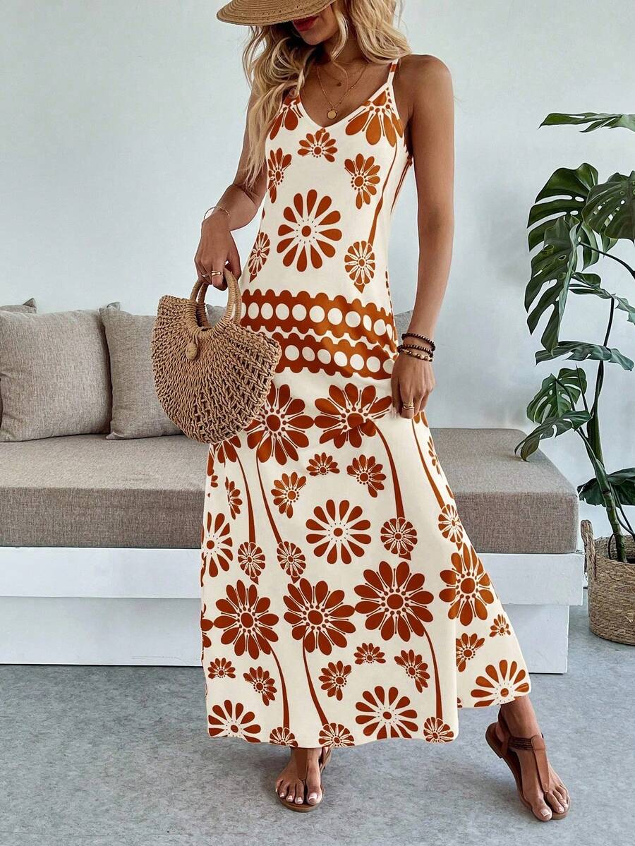 Vestido Aurora Longo Floral