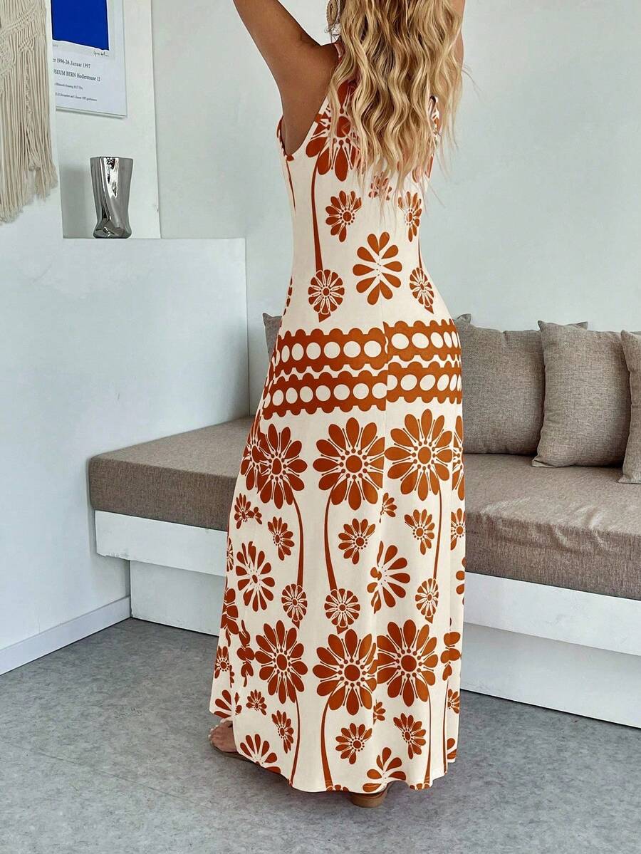 Vestido Aurora Longo Floral