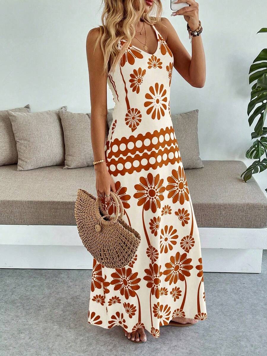 Vestido Aurora Longo Floral